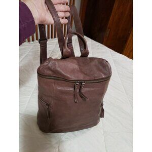 Vilenca Holland leather Backpack Soft Supple Roomy Side pockets anthropologie